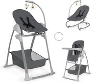 HAUCK Sit N Relax 3in1 (Highchair, Chair Seat, Rocker), Dark Grey - High Chair