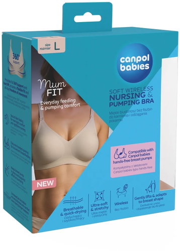 Canpol babies MumFIT vel. L Main image Canpol babies MumFIT vel. L - Nursing Bra - Main image