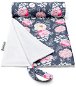 T-TOMI changing mat Grey Flowers, 50 × 70 cm - Changing Pad