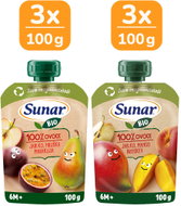 Sunar BIO Fruit Mix 6m+, 6×100g - Meal Pocket