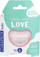 CURAPROX Baby, Size 0 Soother from Birth, Pink - Baby Pacifier