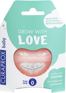 CURAPROX Baby Soother from birth, size 0, coral - Baby Pacifier