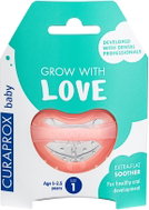 CURAPROX Baby, Orthodontic Soother 1–2.5 Years, Size 1, Coral - Baby Pacifier