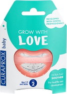 CURAPROX Baby, Orthodontic Soother from 2.5 years, Size 2, Coral - Baby Pacifier