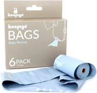 KEEPIGO Náhradní sáčky do přebalovacího organizéru 3v1 modré - Nappy Bags