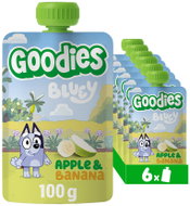 Goodies Bluey banán, jahoda a jablko 6× 100 g - Meal Pocket