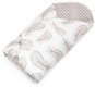 T-TOMI quick wrap Minky, Feathers - Swaddle Blanket