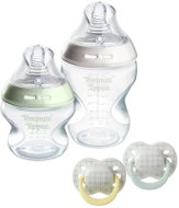 Tommee Tippee Natural Start novorozenecký set Anti-Colic 150 ml + 260 ml, bílá/zelená - Baby Bottle