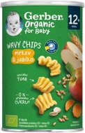GERBER křupky s mrkví a jablkem 35 g - Crisps for Kids