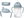 Box: 3-in-1 Universal Drinking Set, 240 ml, blue