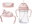 Box 3-in-1 Universal Drinking Set, 240 ml, pink