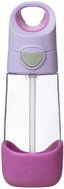 b.box Lahev na pití s brčkem 450 ml sugar plum - Children's Water Bottle