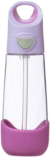 b.box Lahev na pití s brčkem 600 ml sugar plum - Children's Water Bottle - Main image