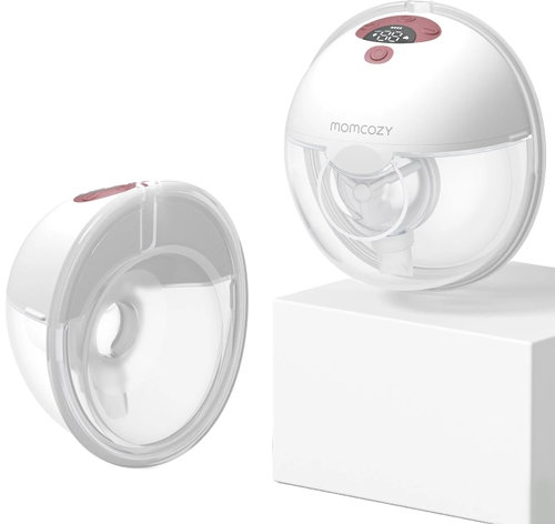 Momcozy M5 Smart Wearable with App Control Red Double Pack - Breast Pump - Main image