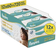 PAMPERS Aqua Soft Touch 720 ks (12× 60 ks)
 - Wet Wipes