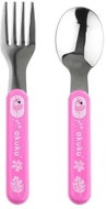 AKUKU children’s stainless steel cutlery set, pink - Children's Cutlery