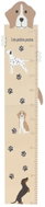 ATMOSPHERA for Kids Children's wall height chart, Dogs (140cm, beige) - Child Growth Chart