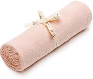 ESECO muslin bath towel Pink 120 × 120 cm - Children's Bath Towel
