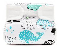 T-TOMI orthopaedic abduction briefs - Velcro, Whales (5 - 9 kg) - Abduction Nappies