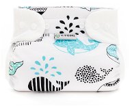 T-TOMI orthopaedic abduction panties - snaps, Whales (3 - 6 kg) - Abduction Nappies