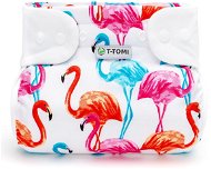 T-TOMI orthopaedic abduction panties - snaps, Flamingo (3 - 6 kg) - Abduction Nappies