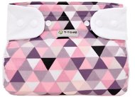 T-TOMI orthopaedic abduction panties - snaps, Pink Triangles (5 - 9 kg) - Abduction Nappies