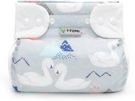 T-TOMI orthopaedic abduction panties - snaps, Swan (5 - 9 kg) - Abduction Nappies