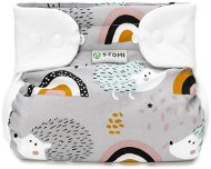 T-TOMI Orthopaedic Abduction Nappies - Snaps, Hedgehogs (5 - 9kg) - Abduction Nappies