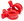 T-TOMI Stroller Peg 2 pcs, Red