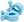 T-TOMI Stroller Pegs 2 pcs, Pastel Blue