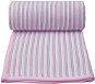 T-TOMI kötött takaró Tavasz Fehér-rózsaszín, 80 × 100 cm - Pléd