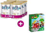 BEBA COMFORT 4 HM-O + Lego Duplo Hasičské auto (6× 800 g) - Dojčenské mlieko