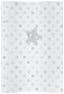 CEBA BABY Cosy Pelenkázó alátét puha 50 × 70 cm, Csillagok szürke - Pelenkázó alátét