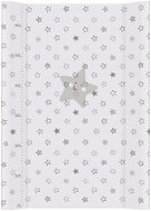 CEBA BABY Comfort Pelenkázó alátét kemény lappal 50 × 70 cm, Csillagok szürke - Pelenkázó alátét
