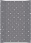 CEBA BABY Comfort Pelenkázó alátét kemény lappal 50 × 70 cm, Csillagok sötétszürke - Pelenkázó alátét