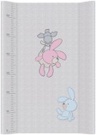 CEBA BABY Comfort Changing Pad with Solid Board 50 × 70cm, Bunnies Grey - Changing Pad