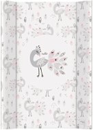 CEBA BABY Comfort prebaľovacia podložka s pevnou doskou 50 × 70 cm, Lolly Polly Peacock - Prebaľovacia podložka