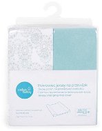 CEBA Changing Mat Cover 50 x 70-80cm 2 pcs - Turquoise Dandy - Changing Mat Cover