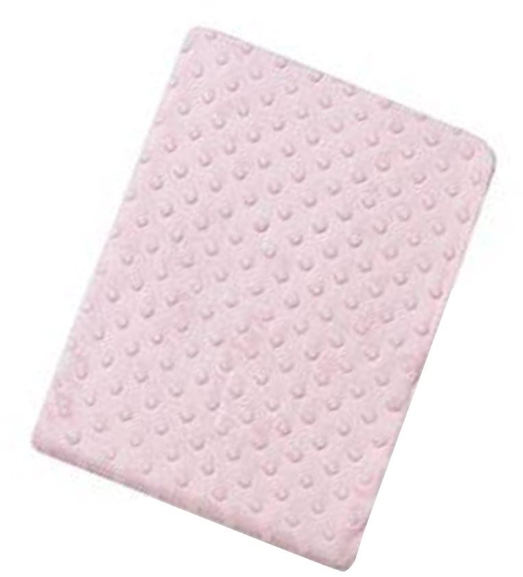 INTERBABY Extra puha pléd, golyók, rózsaszín