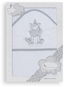 INTERBABY Terry Towel (100 × 100cm) Unicorn, White-grey - Children's Bath Towel