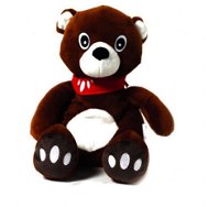 KiNECARE VM-HP24 Termofor plyšové zvieratko – tmavý medvedík, 30 × 21 cm - Plyšová hračka