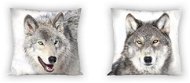 FARO kétoldalas párnahuzat Wild Farkas, 40×40 cm - Párnahuzat