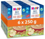 HiPP ORGANIC Milk Porridge for Good Night with Oat-Apple From 8 m, 6×250g - Milk Porridge