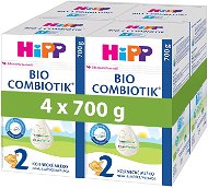 HiPP BIO Combiotik 2, od ukonč. 6. mesiaca,  4× 700 g - Dojčenské mlieko