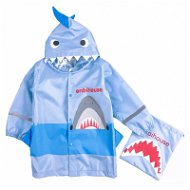 GOLD BABY Children's Raincoat, Blue Shark S 90-100cm - Raincoat