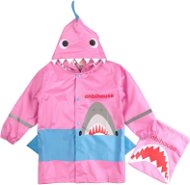 GOLD BABY Gyerek esőkabát - Pink Shark S 90-100 cm - Esőkabát