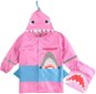 GOLD BABY Children's Raincoat Pink Shark XXL 130-140cm - Raincoat
