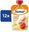 Fruit porridge peach, apple, oatmeal 6m+, 12×120 g