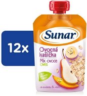 Sunar capsule fruit porridge mixed fruit oats 12×120 g - Meal Pocket