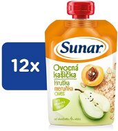 Sunar capsule fruit porridge pear apricot oats 12×120 g - Meal Pocket